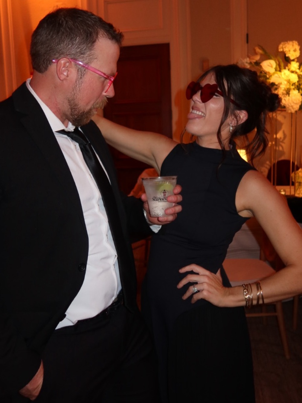 Black Tie Mock Neck Black Maxi Dress with Pleated Panels Formal Wedding Guest - Picture 7 of 7